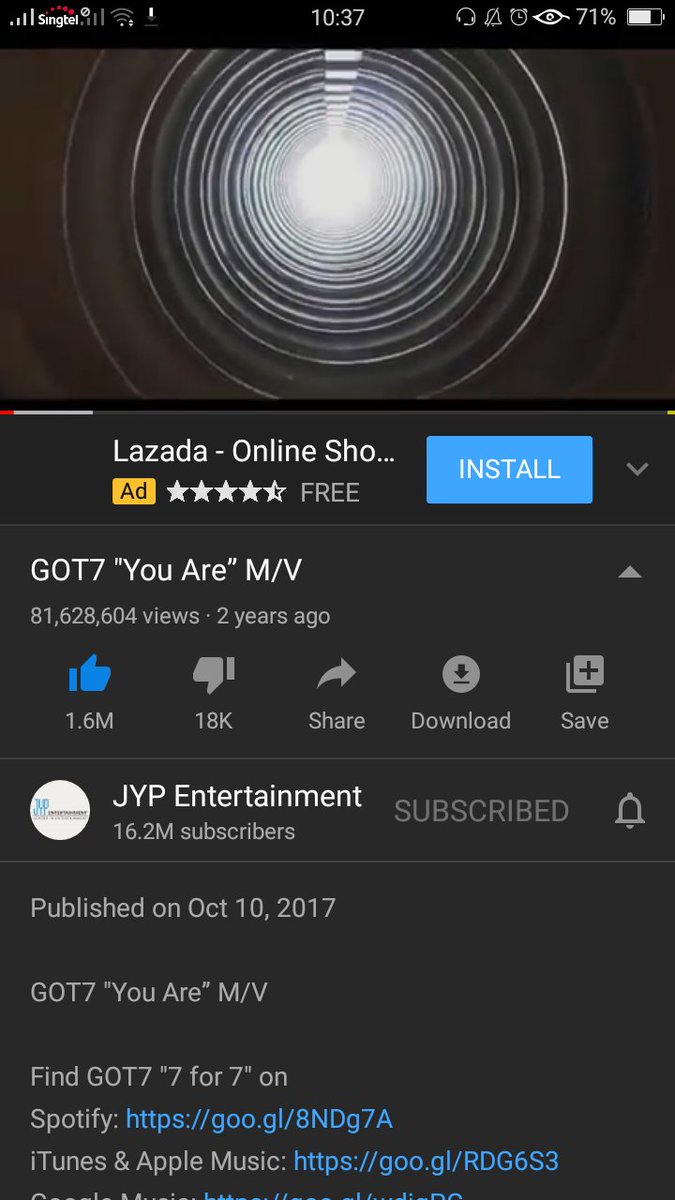 misiswang's tweet photo. Plz stream YOU ARE..@GOT7Official 
#GOT7 
#갓세븐 https://t.co/t1XMF9ULZk