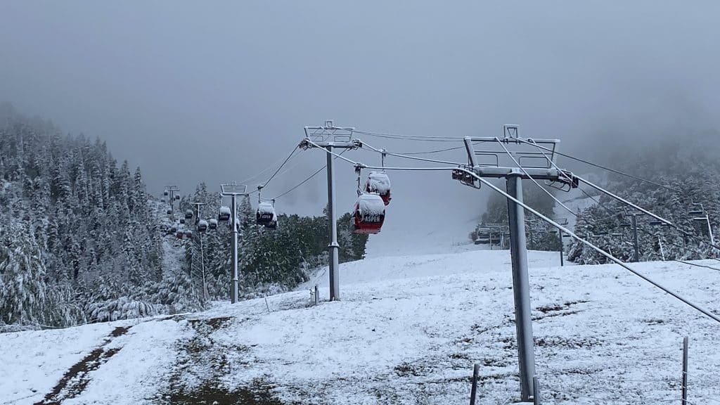 TheAspenTimes's tweet photo. Late-spring snowstorm rolls through Aspen area, downs trees and power lines. Snow totals in the area ranged from 3 to 5 inches. https://t.co/t9Pm9YmA4D via @DavidKrause #cowx https://t.co/LWPdUyCWzc