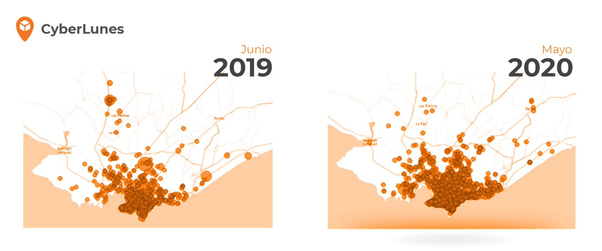 Analizamos la evolución de entregas de #CiberLunes en SD, de 2019 al 2020. Click en el link para leerlo! 👉linkedin.com/posts/soydeliv… #UltimaMilla 
 #Rutaseficientes #Ruteo #Analisisdedatos #Informaciondevalor #Delivery #Envios #SoyDelivery #Uruguay #Montevideo #Tecnología
