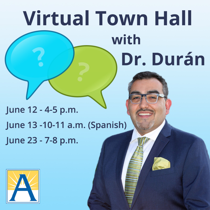 Our Virtual Town halls with <a href="/SuptDuran/">Francisco Durán, Ed.D.</a> are coming up soon. Find out how to participate! apsva.us/engage/engage-…