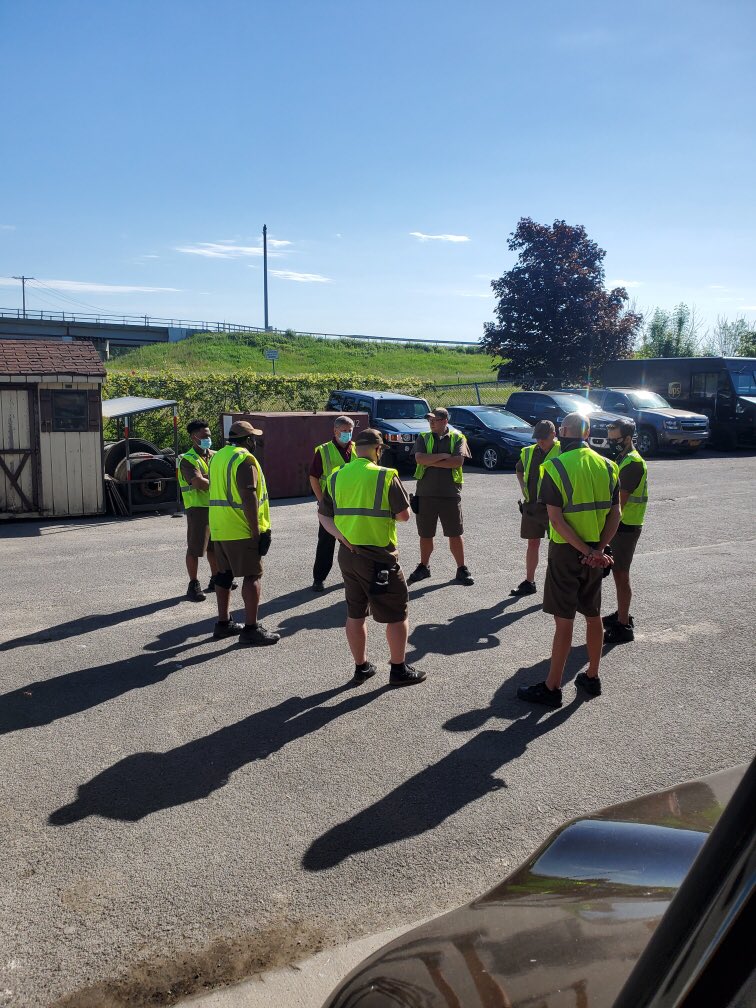 I used to have small group discussions in my little office.. I might start doing this for the rest of summer regardless.  It was a lovely morning.  #keepyourdistance <a href="/TimShea_Safety/">Tim Shea</a> @KurtMarxSafety <a href="/safetyfirstNED/">Northeast District Safety</a>