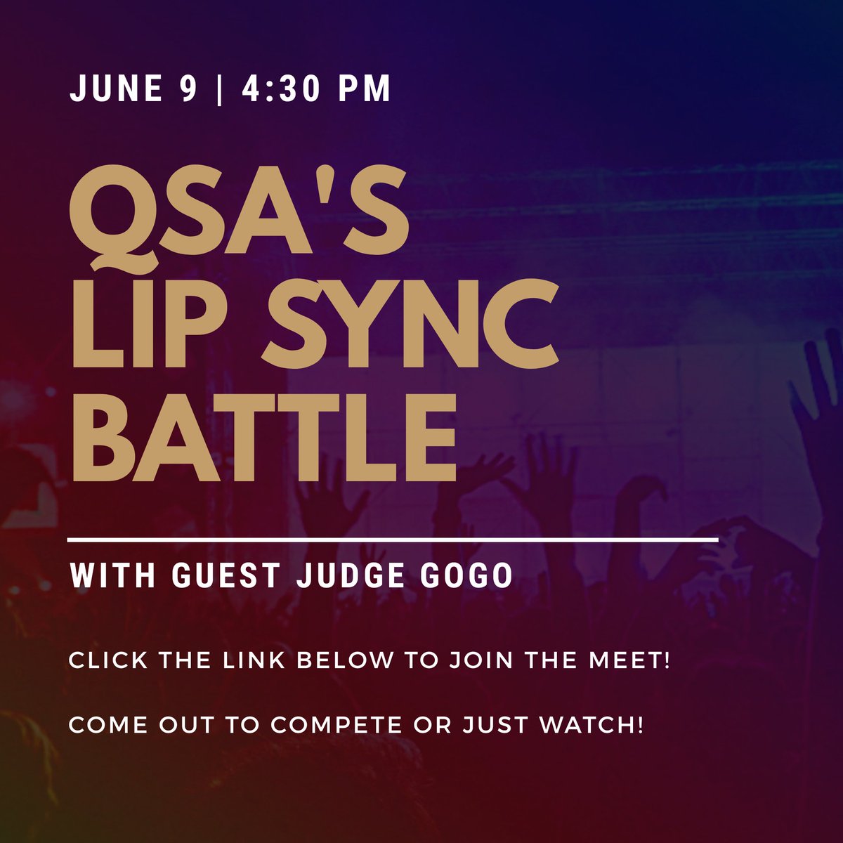 EdPubTeachers's tweet photo. Join us and special guest judge, Gogo for a Lip Sync Battle today at 4:30!! Compete or watch; perform live or pre-record. It's 30 seconds -- you can do it!
Click below for the Meet link!
https://t.co/rlfQAVExBV
#Pride #Pridemonth #ATAPride #EPTL37 #EPTLQSA #EdPubTeachers #ECTGSA https://t.co/36oHr9VjNa