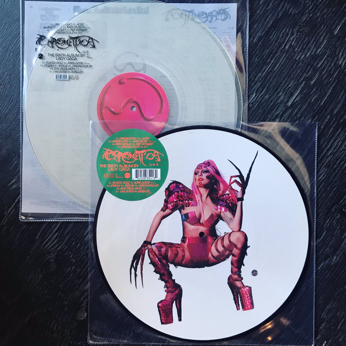 mindbombrecords's tweet photo. Now In Stock: Lady Gaga-Chromatica LP On Milky Clear & Picture Disc Vinyl.
#ladygaga #chromatica #interscoperecords #mindbombrecords #downtownstc #pickupstc #keepthecorealivestc https://t.co/elnoNv1Np7