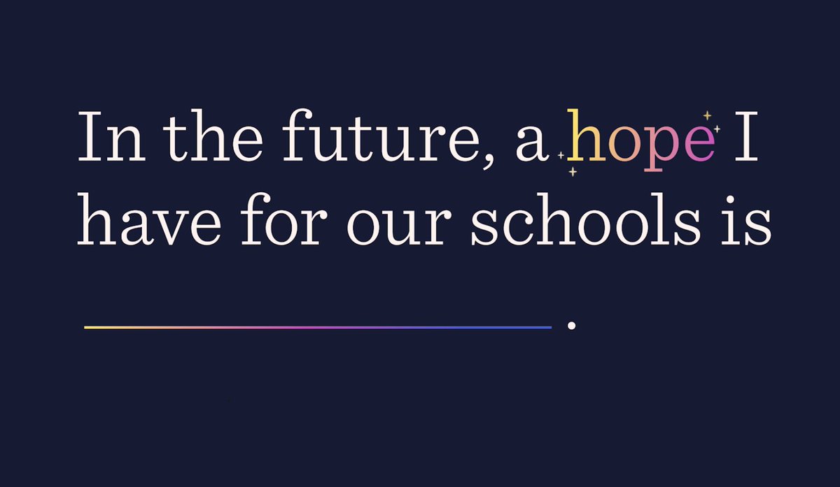 "Schools won’t exist at all because learning takes place in the world. There’s a place for learning in the classroom for the first few years of your life. But once you’re equipped with that knowledge, use the world around you." — Josh Stern, HS student💡 #IDEOReimagineLearning