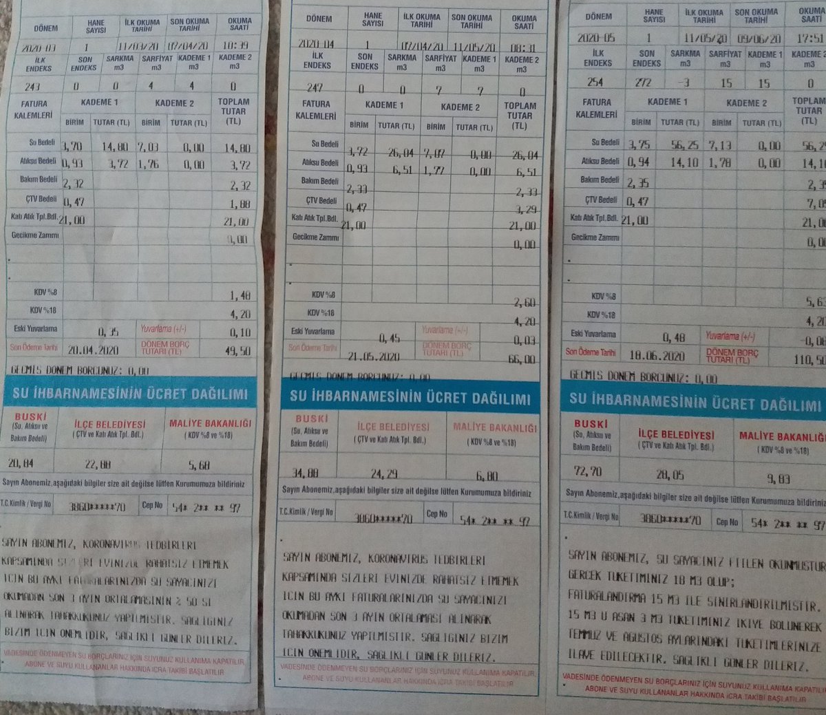 #buski 3 aylık fatura farki yaziktir gunahtir.alttaki aciklamalariniz bile tutarsiz el insaf.son 3 aylik ort. demissin son 2 aylik faturami toplayip kesmissin.sesimizi duyun