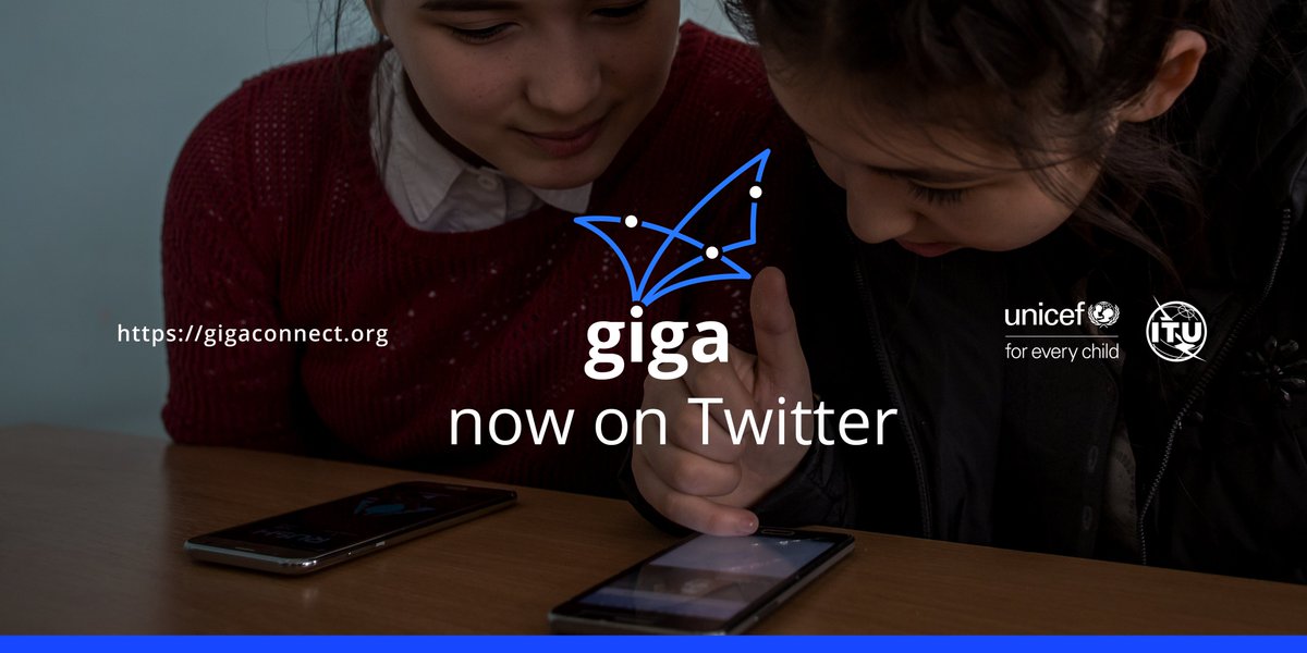 🚀Giga is now on Twitter. Follow us @gigaconnect to join the conversations and see the latest updates on providing #universal #meaningful connectivity for all.

#GIGAConnect