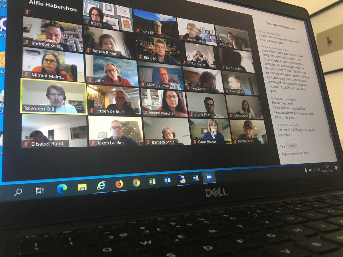 inesvvila's tweet photo. Thanks @LibrariesEU! Always great to listen colleagues... 🙏@ilonadkish #lighthousesessions #publiclibraries https://t.co/JczW4KbTzi