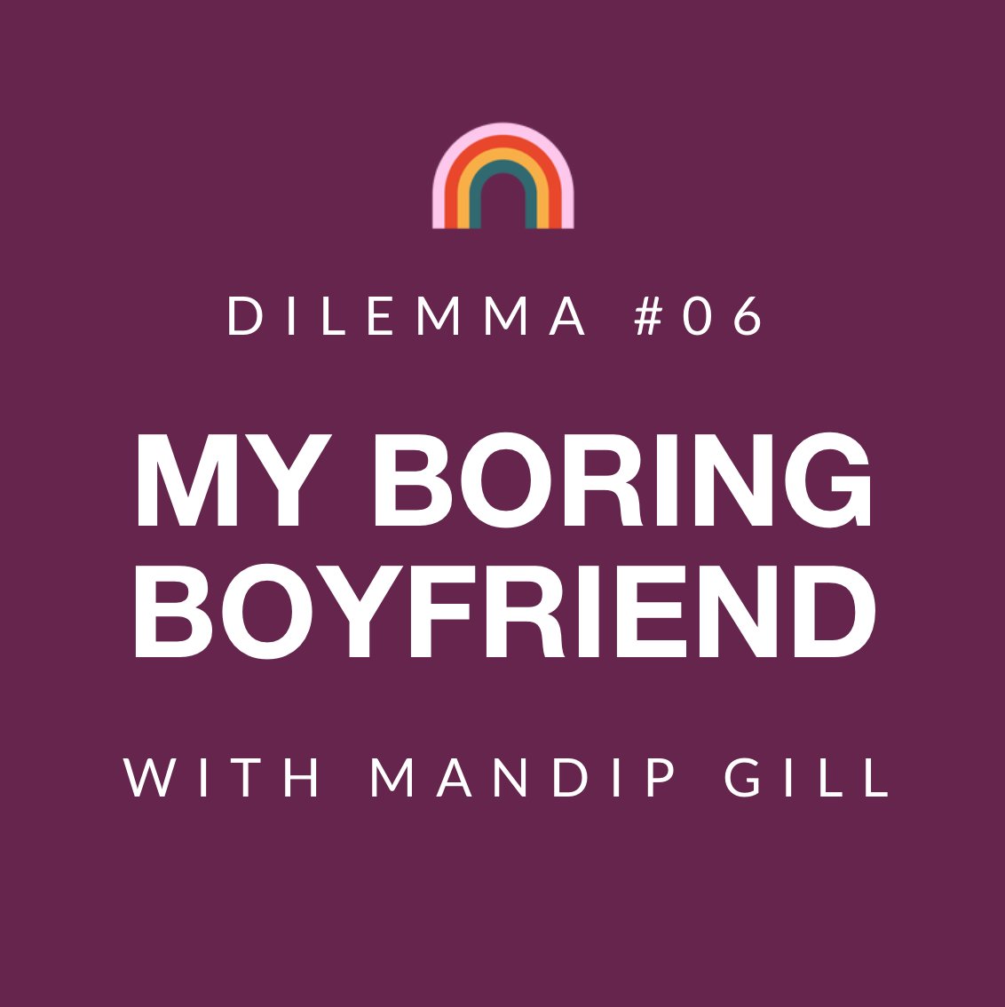 One of our favourite episodes with the wonderful @MandipGill 🌈😜 Find out more about how Jess and Mandip solve the boyfriend dilemma! podfollow.com/1448246579