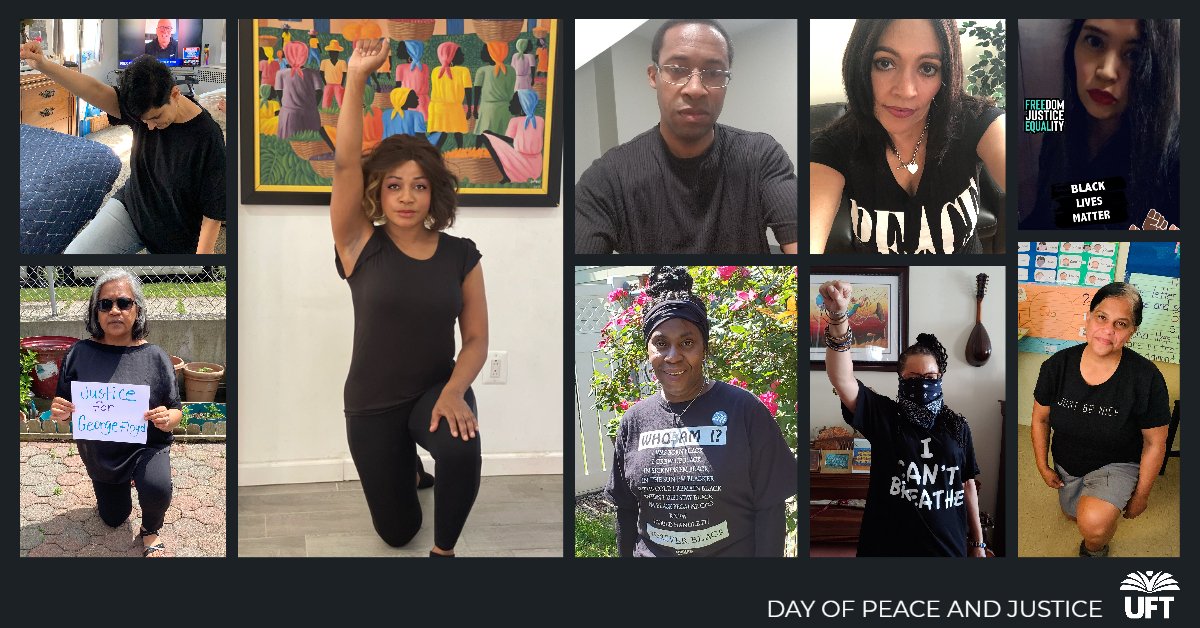 UFT's tweet photo. #dayofpeaceandjustice https://t.co/Df4NHRZcxn