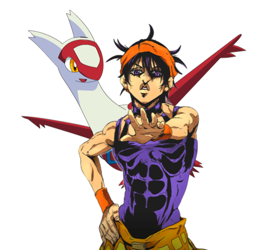 DailyJopo's tweet photo. Narancia &amp; Latias https://t.co/tPRA6iGwCm