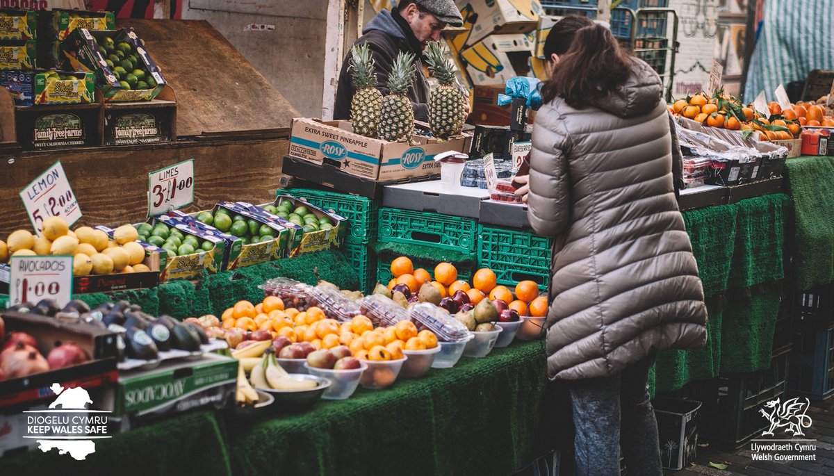 WelshGovernment's tweet image. In Wales, non-essential retail remains closed.

A decision on whether they'll reopen will be taken at our next review on June 18th, based on the latest scientific and medical advice.

Businesses should prepare for reopening by making sure they can adapt to follow the 2m rule.