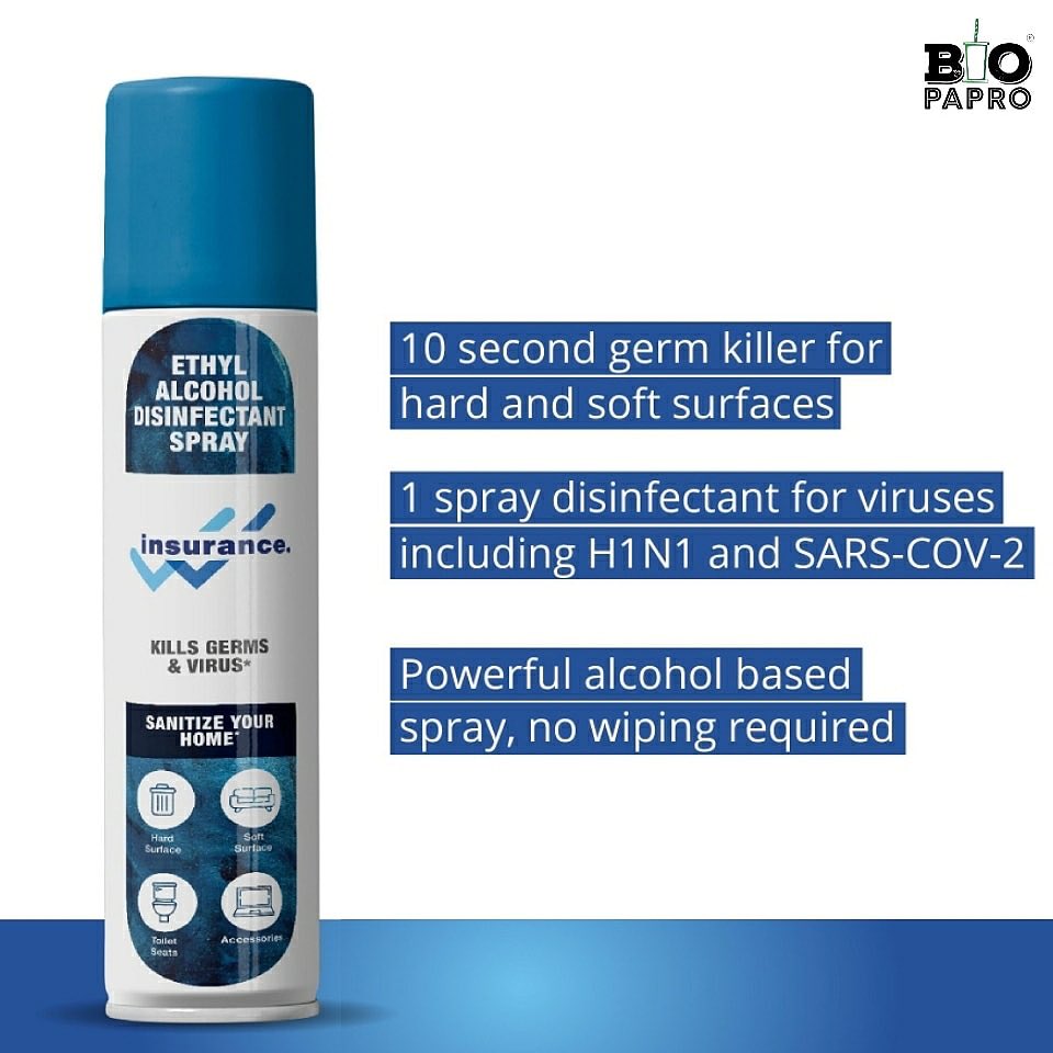biopapro's tweet photo. OurDisinfectant Spray protects you &amp; your family against germs,bacteria &amp;viruses in less than 10 seconds&amp; can be used on both hard and soft surfaces. It’s a powerful alcohol based spray that remains effective for 24 hours &amp;requires no wipping once sprayed.Kills upto 99% of germs. https://t.co/YO5snz7haC