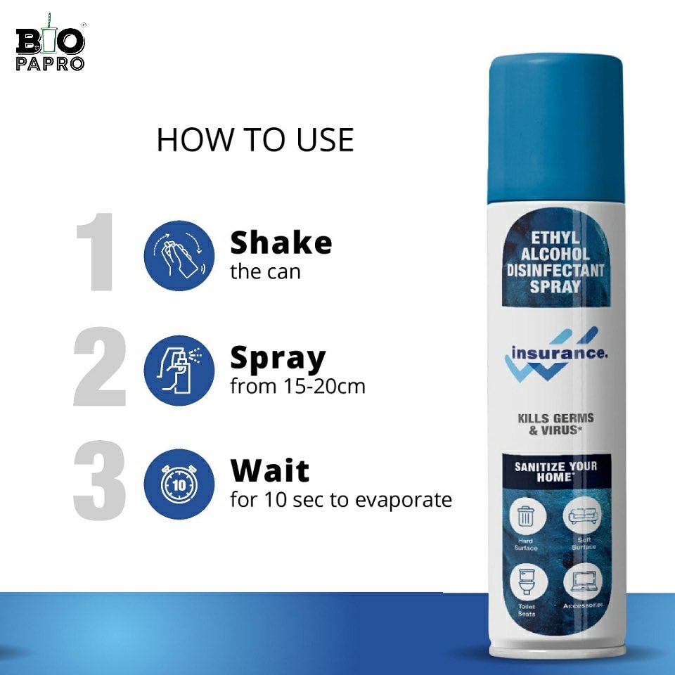 biopapro's tweet photo. OurDisinfectant Spray protects you &amp; your family against germs,bacteria &amp;viruses in less than 10 seconds&amp; can be used on both hard and soft surfaces. It’s a powerful alcohol based spray that remains effective for 24 hours &amp;requires no wipping once sprayed.Kills upto 99% of germs. https://t.co/YO5snz7haC