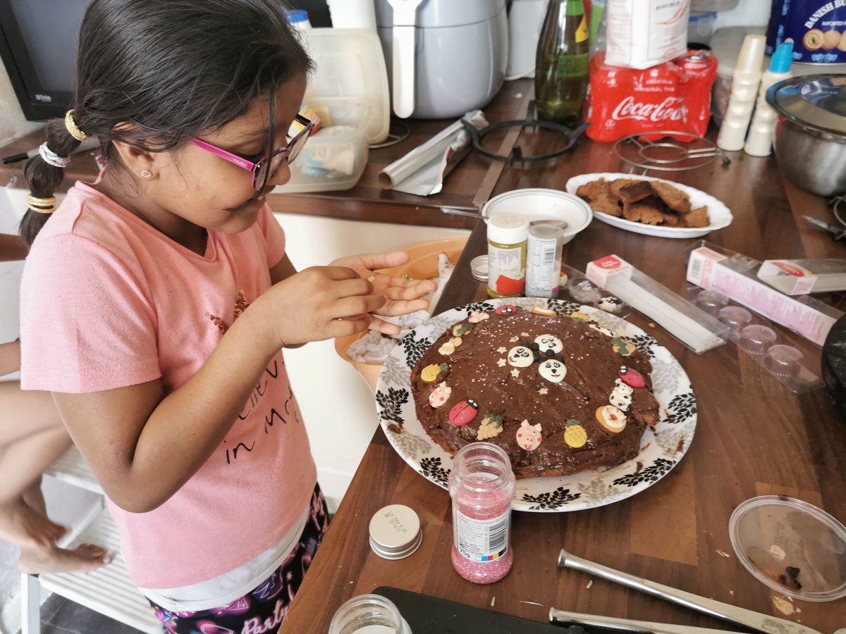 pandksharma's tweet photo. Aadya has been doing bits and pieces. Celebrated her dad's birthday. For this week's beaver's activity she made a game of her own and wrote few instructions.. @erikagoddard3 @GreenwaysPri @SaraHadden7 https://t.co/uJ1epHWjcv