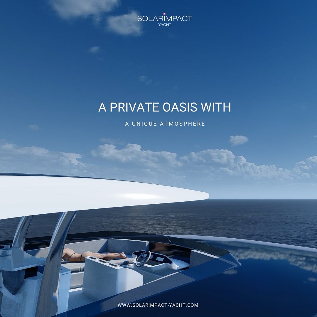 The SICAT 80 

A private oasis with a unique atmosphere 

#Solarimpactyacht #emobility #yacht #boats #solar #elegance #solaryacht #yachtworld #yachting #solarpower #sunpower #greenenergy

Design by Roland Friedberger
