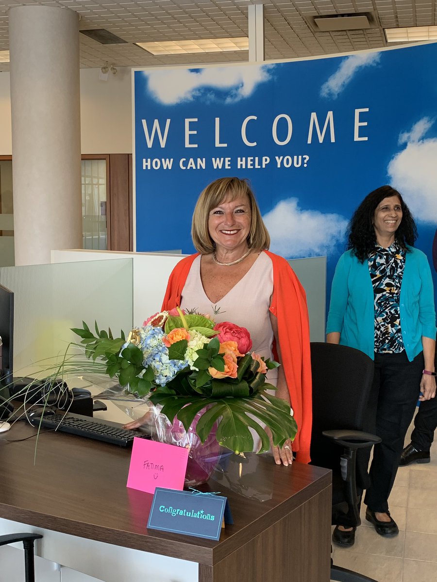 Celebrating a very special anniversary 🎉Fatima Sousa 45 years <a href="/BMO/">BMO</a> Congratulations for the amazing career! <a href="/BarkerMerz/">Julie Barker-Merz</a> <a href="/stephen0961/">Steve Murphy</a> #Mississauga