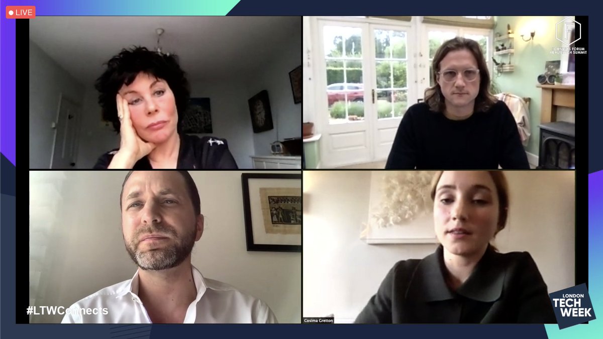 The revolution happens when we tune in and share our wifi - I like the parallelism <a href="/Rubywax/">Ruby Wax OBE</a>
 🗣

Thanks for this session - we cannot wash the hands on people
<a href="/unmindhq/">Unmind</a> &amp; <a href="/Mindstrong/">Mindstrong</a>

<a href="/Founders_Forum/">Founders Forum Group</a>
#LTWConnect 
<a href="/LDNTechWeek/">London Tech Week</a>