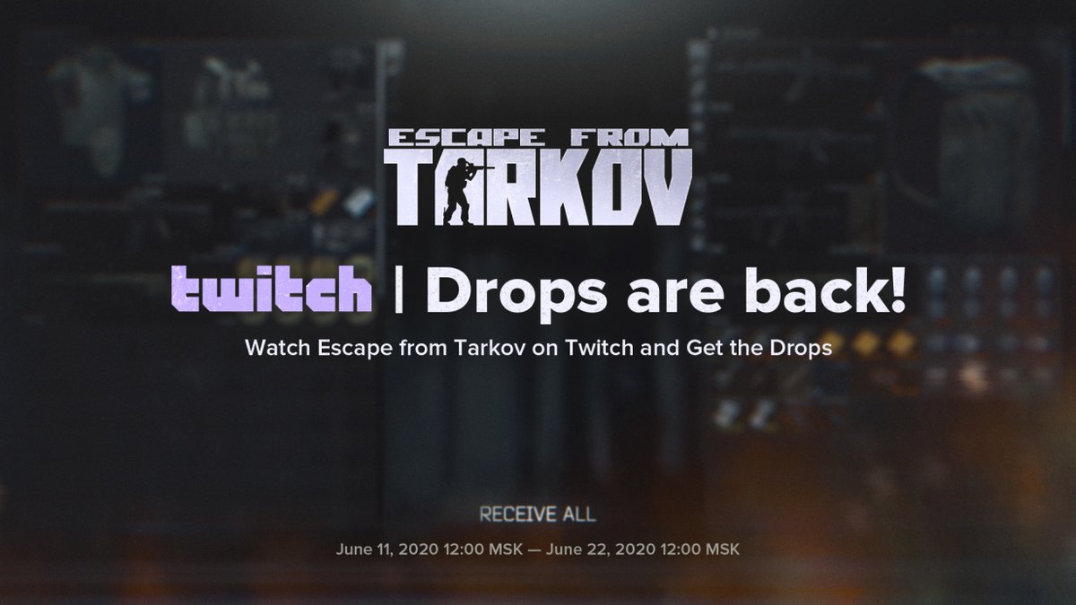 Arkadaşlar Twitch Drop etkinliği geri döndü. 11 haziran tarihinde beni izleyerek eft oyun içi malzemeleri düşürebilirsiniz! Twitch Chatine !drop yazarak hesabınızı nasıl bağlayacağınızı öğrenebilirsiniz. 💩