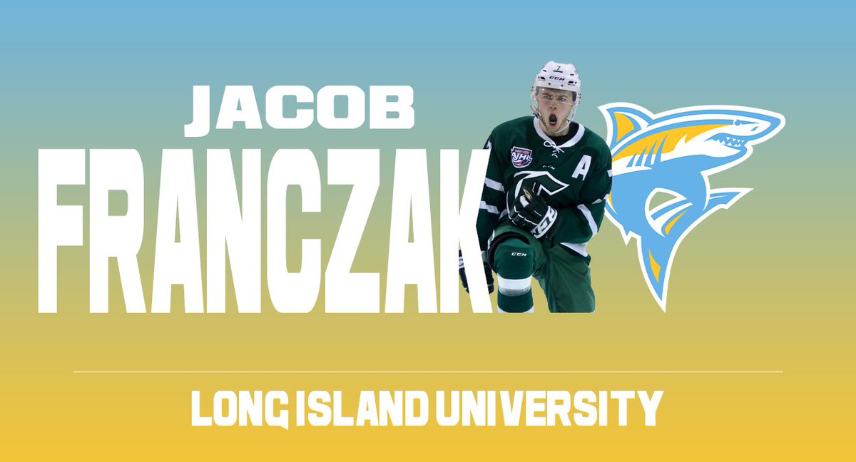 Join us in congratulating former Crusader Jacob Franczak on his commitment to Long Island University (NCAA Division I) for the 2020-21 season!

#OneCru | #AJHL

sherwoodparkcrusaders.ca/media-centre/n…