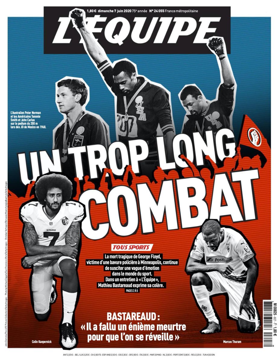 🗣 <a href="/BastaOfficiel/">Mathieu Bastareaud</a> «Toutes mes expériences avec le racisme m’ont marqué. Elles m’ont aussi construit». 
✍️ <a href="/rbourel/">Renaud Bourel</a> 
Retrouvez le témoignage très poignant de Mathieu Bastareaud.
Nous devons tous dire non à toute forme de racisme et de discrimination.
La #Team4S #AllLivesMatter