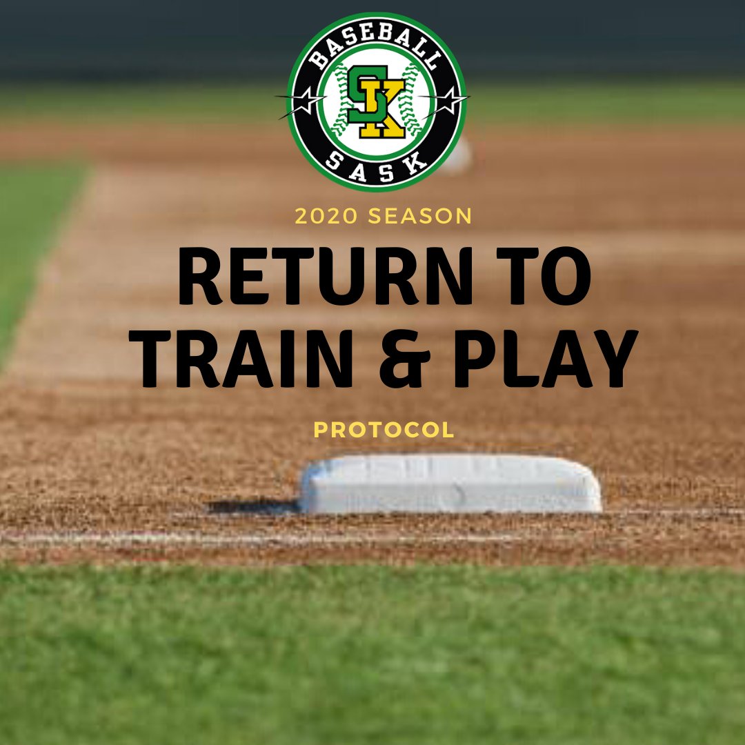 🚨 Return to Train &amp; Play Protocol 🚨

Please see below for the Baseball Sask Return to Train &amp; Play Protocol for all of our members.

Note: These do not take effect though until the <a href="/SKGov/">Government of Saskatchewan</a> opens up Phase 4 of the Re-Open Saskatchewan Plan.

baseballsask.ca/return-to-trai…