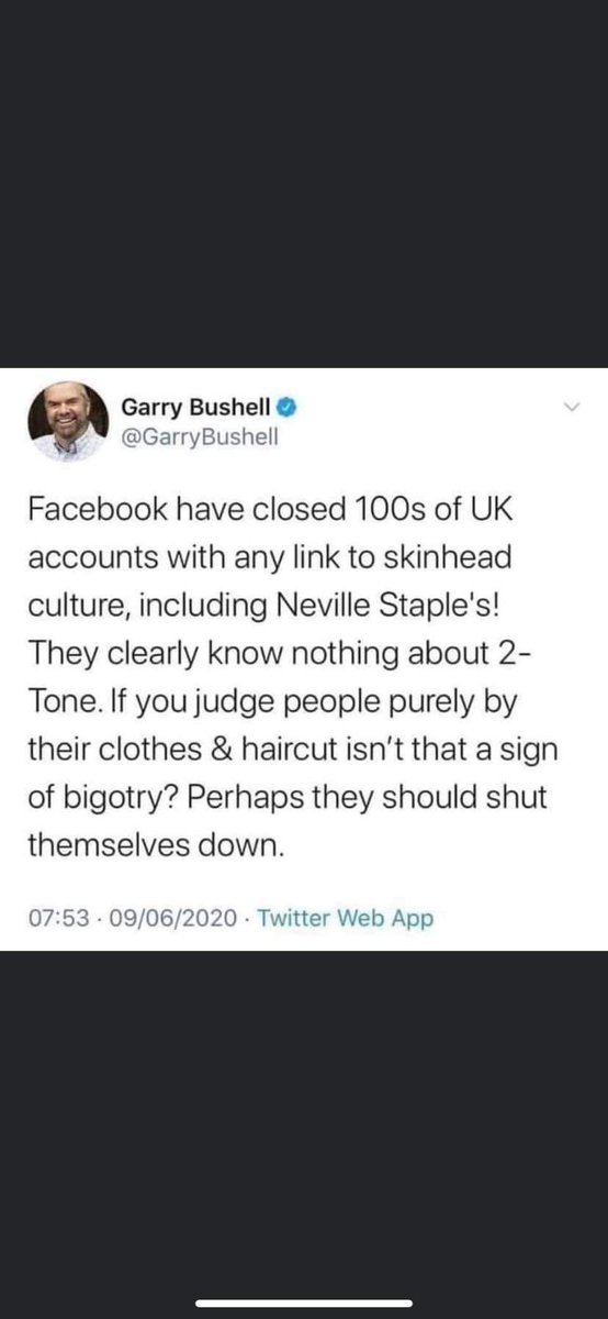 SandieCoton's tweet photo. Wtf Facebook.... you no nothing at all but hey ho and carry on regardless like you normally do... @NorthernSoulnow @northernsoul @NorthernSoulUK1 #brainless #twotone #thespecials https://t.co/NwnYy0pIca