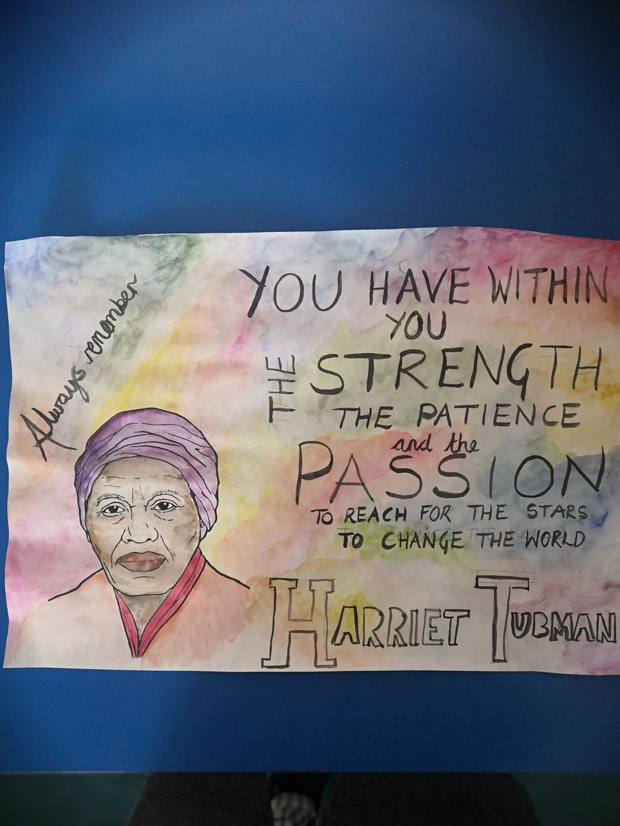 MissHotston's tweet photo. We adapted @MissNewton91 amazing WCR planning to create a whole afternoon PSHE/history lesson on Harriet Tubman and the slave trade. The children were so mature and reflective. Will read #HenrysFreedomBox tomorrow and more stories frombthe #undergroundrailroad this week! #BLM https://t.co/rfFBk5vprC