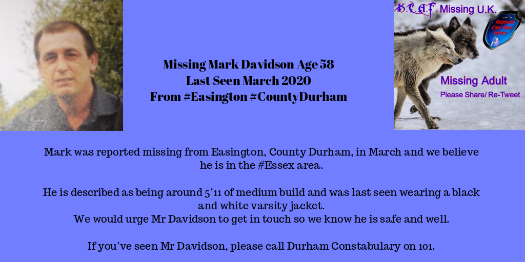 KCAFGROUP's tweet photo. I AM MISSING AND MY LIFE MATTERS PLEASE SHARE MY ALERT

#Easington #CountyDurham #Essex https://t.co/gAfdKwjqNy