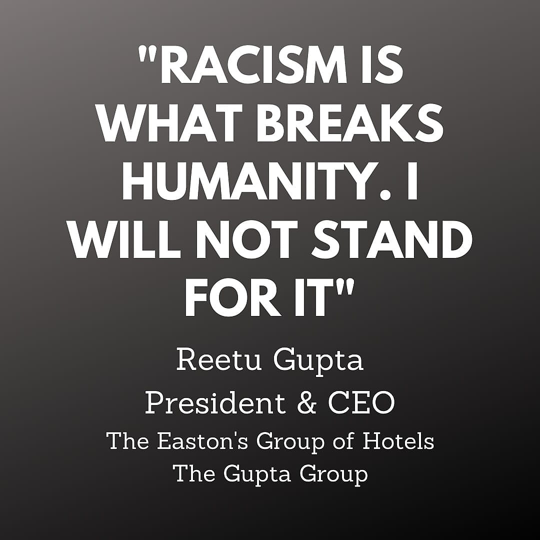 In a heartfelt email today to the company, Reetu Gupta @ReetuGupta_EGH shared emotional stories of the racism her father experienced when he started the company as well as personal accounts of racism she experienced.⁣ ⁣ She asked the company to stand together.