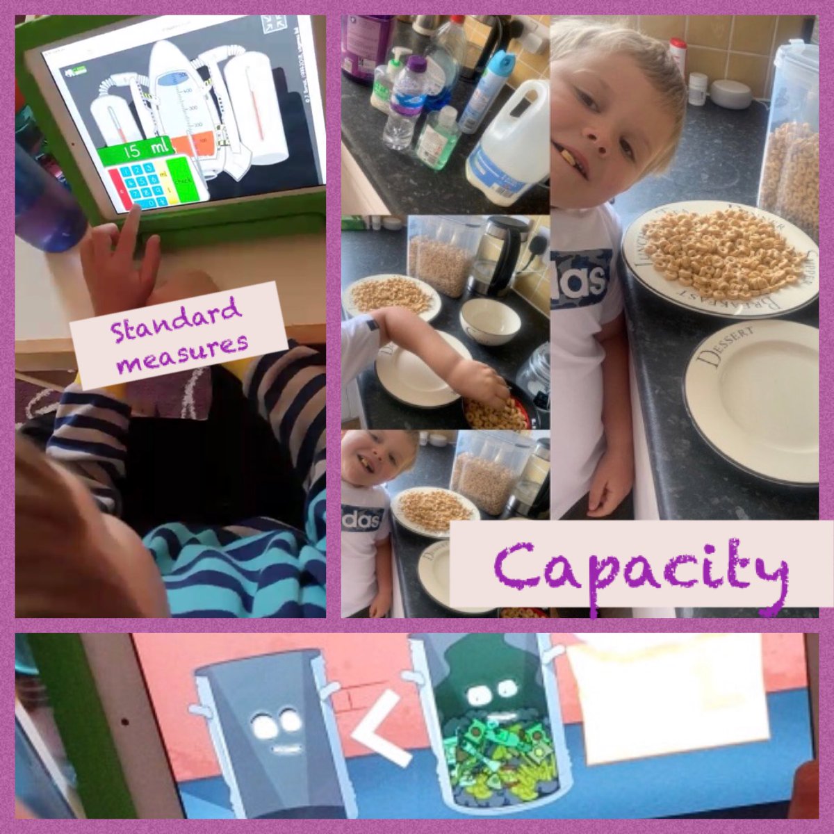 HendreInfants's tweet image. Dosbarth Deer are enjoying learning about #capacity this week! Launching rockets and eating Cheerios! Sounds like great fun! 😋🚀 Well done boys! #md #homelearning2020 #parents