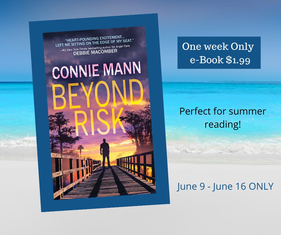 BEYOND RISK #ebook is ONLY $1.99 June 9 - 16 across all platforms. Nail-biting suspense &amp; romance in Florida Wildlife Warriors book 1. <a href="/SourcebooksCasa/">Sourcebooks Casablanca</a> #RomanticSuspense #amreading  #SummerReading