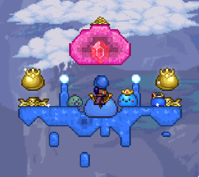 25. Me and the boys couldn't wait till hardmode to meet a queen. 