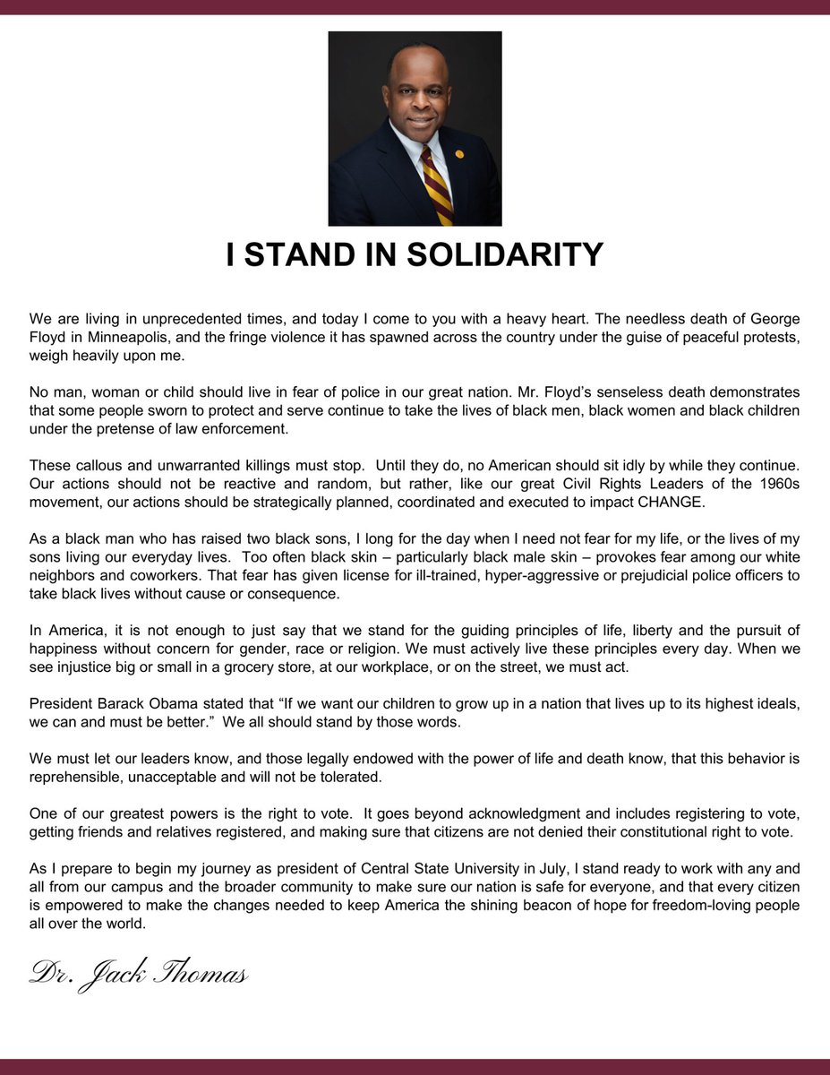 StudentPres's tweet photo. #GeorgeFloyd #BlackLivesMatter #BLM https://t.co/LJW045kC0D