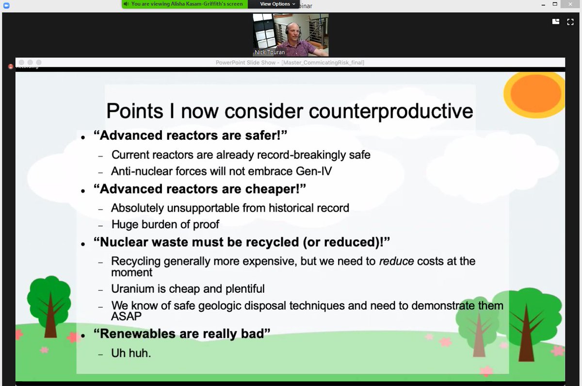 Such an important point - these points are counterproductive. 
#NuclearCommunication
#ANSannual #ANSmeeting