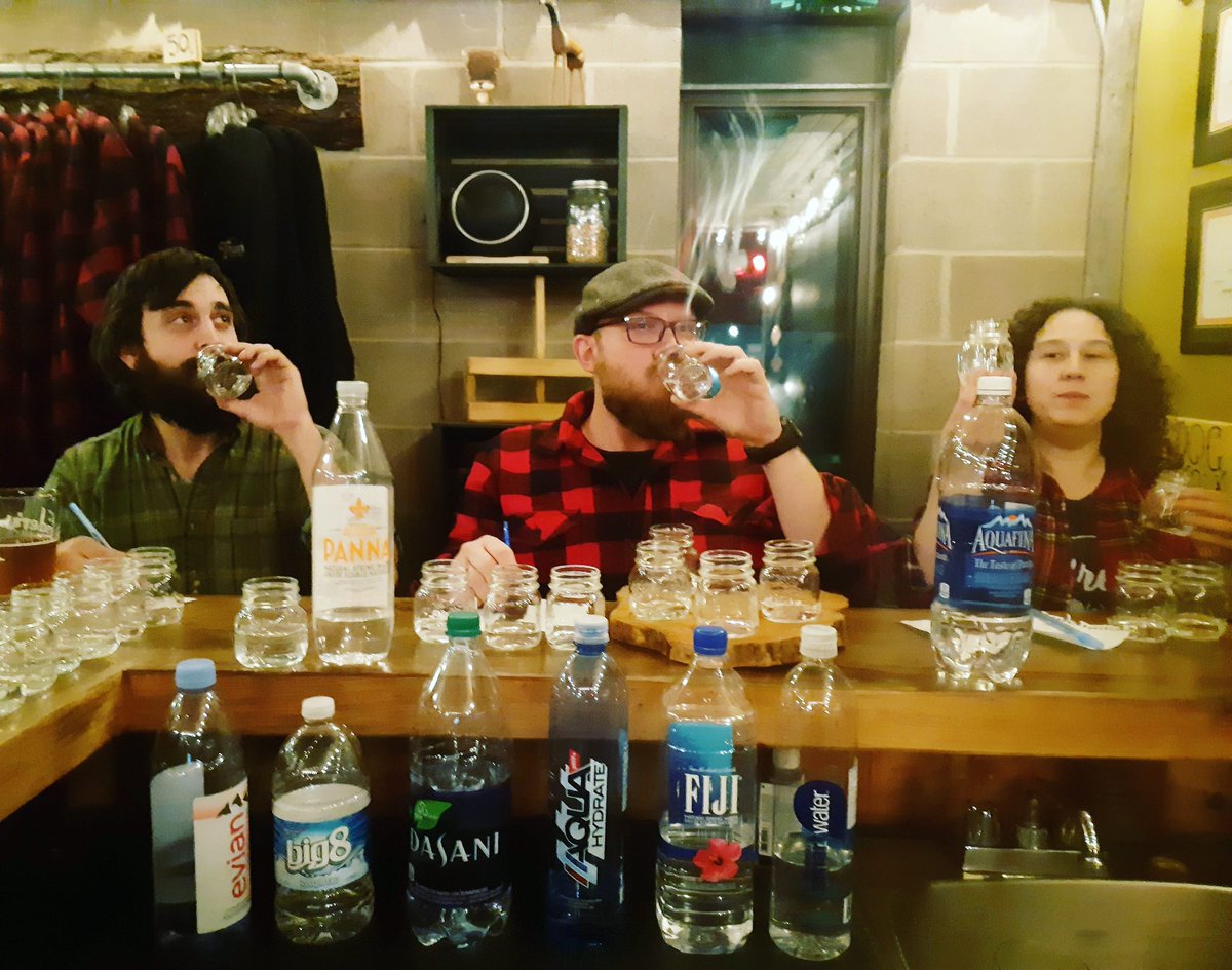 TridersBeer's tweet photo. Throwback to November when the crew tried water tasting just to shake things up. The result? Not all water tastes the same. But all water is wet.
#triders #tcb #triderscraftbeer #craftbeer #nscraftbeer #craftbeerns #maritimes #maritimecraftbeer #amherstns #amherst #novascotia https://t.co/bvq7FuAyXI