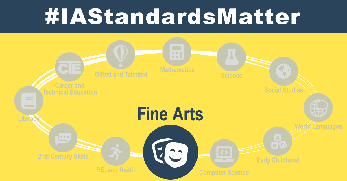 IADeptofEd's tweet photo. Just released: “Arts Education is Essential” - a statement by the National Association for Music Education and co-signed by over 50 national organizations. Relevant today, tomorrow, always. https://t.co/kklw7izYkO #ArtsEd #IAStandardsMatter https://t.co/MCNsRxOTTy