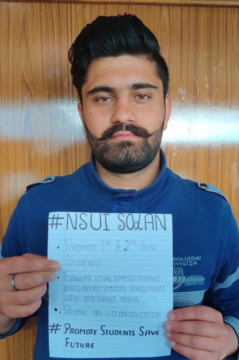nsui's tweet photo. NSUI हिमाचल प्रदेश के साथियो द्वारा #PromoteFutureSaveStudents अभियान के तहत प्रदेश के विभिन्न क्षेत्रों से सरकार से बिना परीक्षा छात्रों को पास करने की अपील लगातार की जा रही है, हमारी मांग है कि इस महामारी के संकट को देखते हुए छात्रों को बिना परीक्षा प्रोमोट किया जाए https://t.co/GFqKB38Xrm