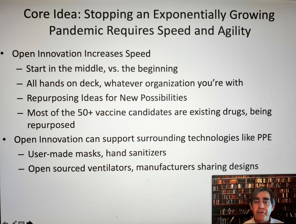 Katharina_Greve's tweet photo. @HenryChesbrough on the value of openness in the covid-19 era @ispim. How can we be more resilient?
#openinnovation #covid19 #ispimvirtual https://t.co/skNlFzBOCy