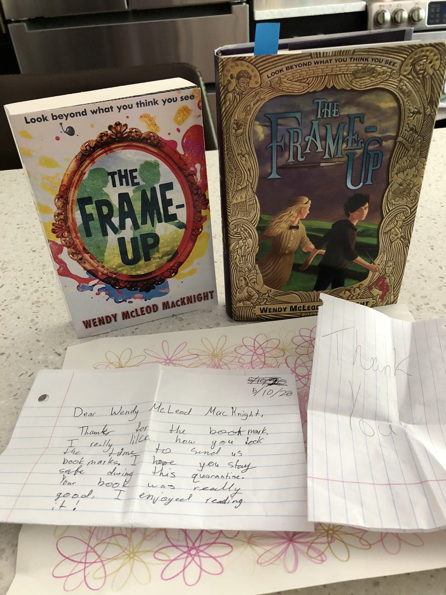 wendymacknight's tweet photo. I love getting letters from readers SOOOO much! #TheFrameUp #TheCopycat #mglit #thankful https://t.co/FYmq0yMpB1