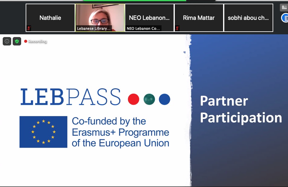 AUF_MoyenO's tweet photo. 📢 Le Bureau national Erasmus + Liban a tenu la première réunion de monitoring du projet #Lebpass, coordonné par l’@USEKOfficial et dont l’#AUF est partenaire.
La réunion était animée par Aref Al Soufi, coordinateur du @EUErasmusPlus, en plus de tous les partenaires du projet. https://t.co/NsdoQaopkH