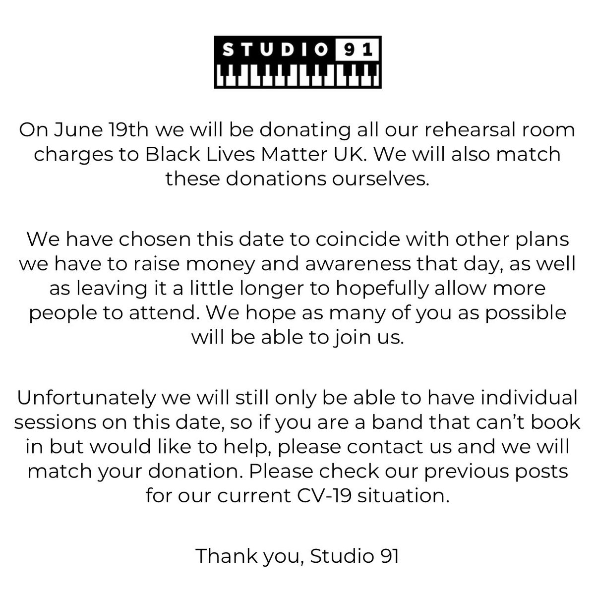 Studio 91 tweet media