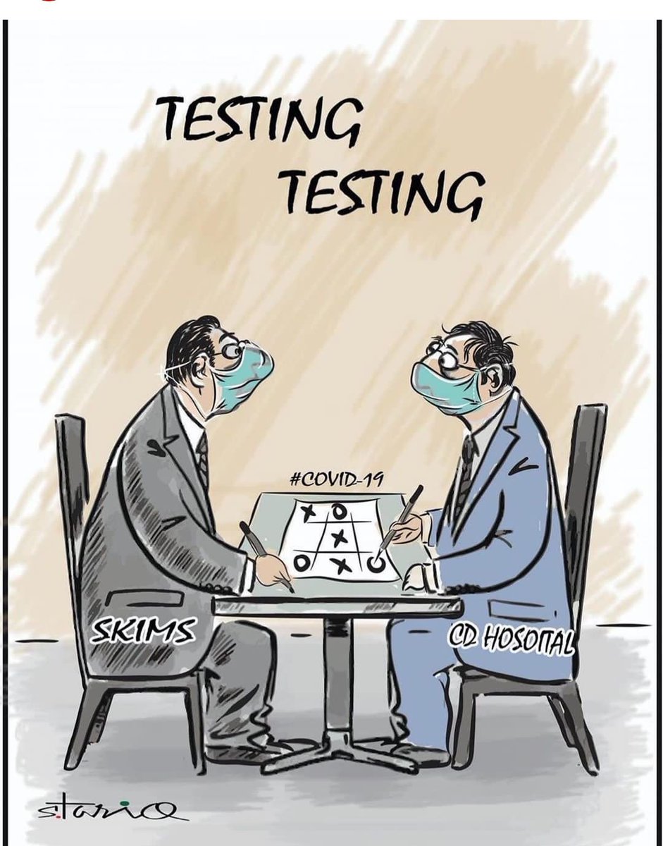 bassit_azmat's tweet photo. Sometime it is impossible to pick out the truth among various falasies.... 
#covid19 testing in kashmir... https://t.co/Uoj9L6oyxW