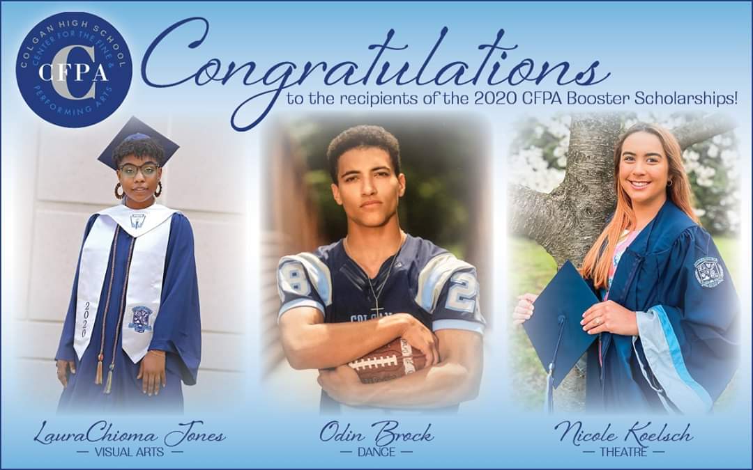 Congratulations to the recipients of the 2020 CFPA Booster Scolarships!!