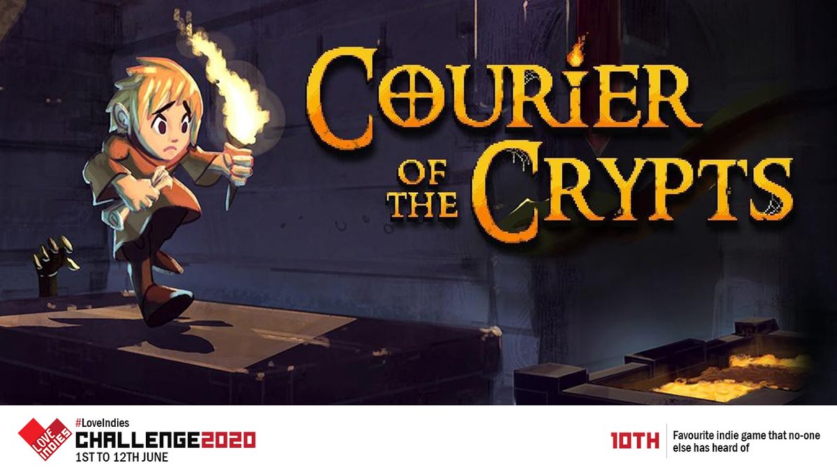 laurabutwhy's tweet photo. @Pixelatto @DMullinsGames @EventHorizonDev #LoveIndies day10, favourite #indiegame no-one else has heard of:

Courier of the Crypts!
I'm not the only one to have heard of it, but I really wish for this wonderful top-down adventure game to get more visibility! It's been 8 years in the making!
Play @CotcGame, it's awesome. https://t.co/nixWFQR0Eb