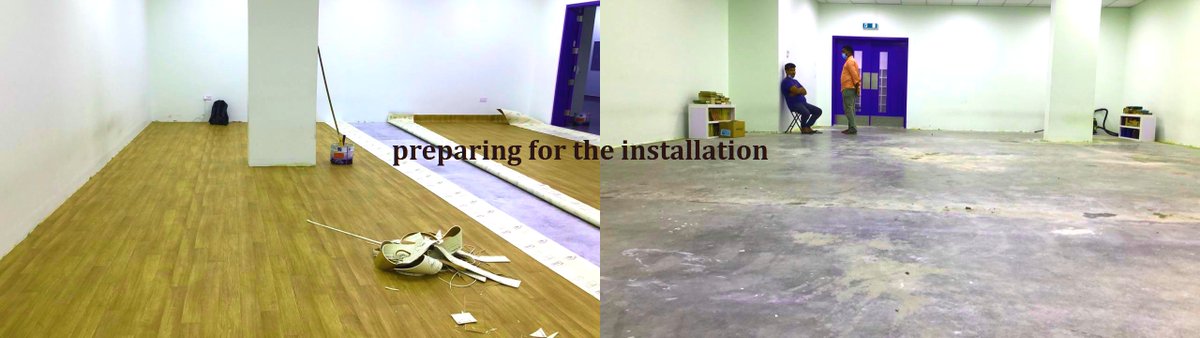 Flooring_Ksa's tweet photo. We recently completed the first part of a project where we replaced the #mosque #carpet with 4.5mm #heterogeneous #vinyl roll #flooring from #tarkett, and we think it is a good idea for internal #prayer rooms in #factories, #healthcare, and #airports due #sterilization cleaning https://t.co/gm8RYKdGTd