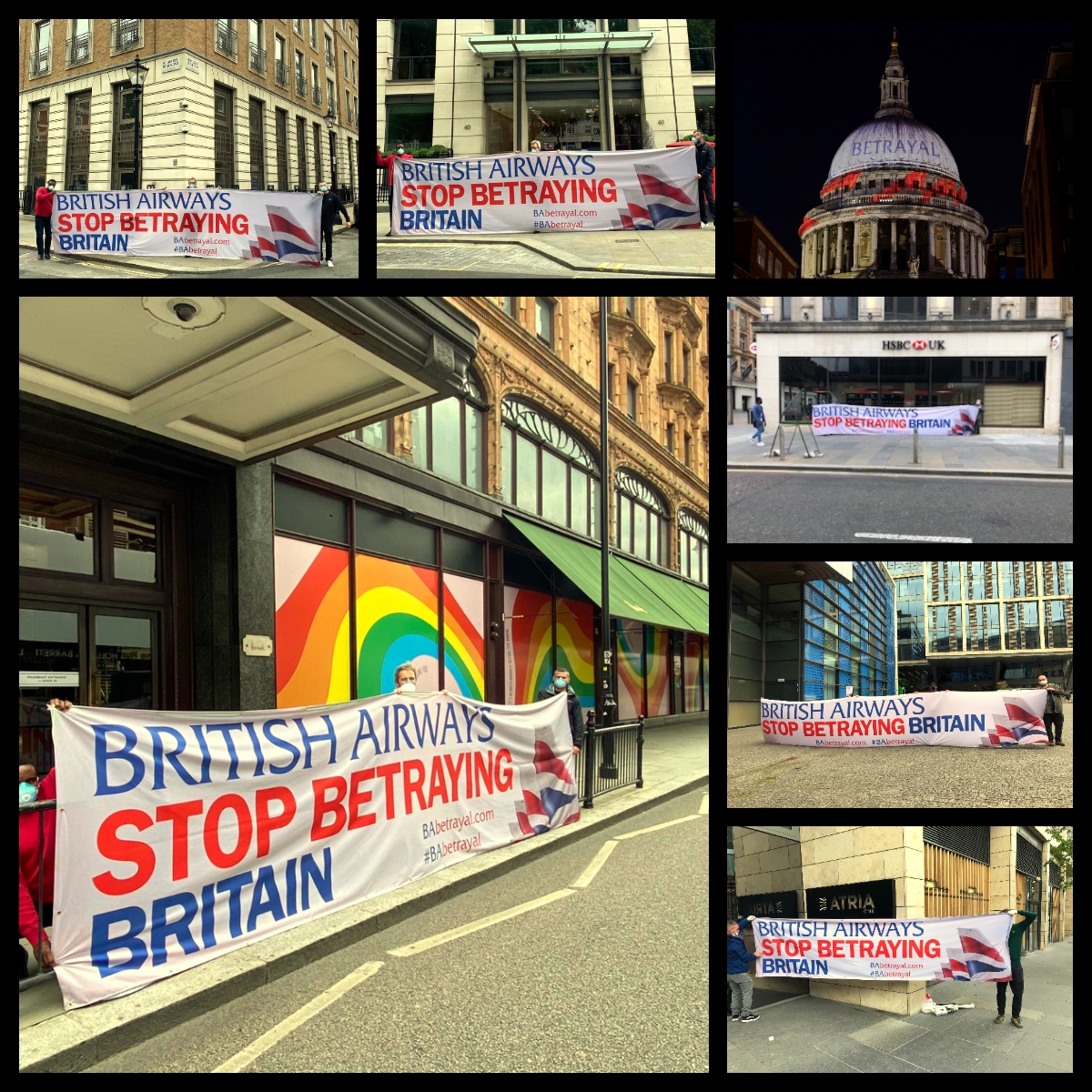 Do @EYnews @bp_UK @IBM @IBM_UK_news @blackstone @Harrods like to be connected to @British_Airways #BAbetrayal of its staff, the country & the flag? Is it right that they're the only company acting like this during #COVID19 & is it acceptable? Please let us & BA know. #BABetrayal