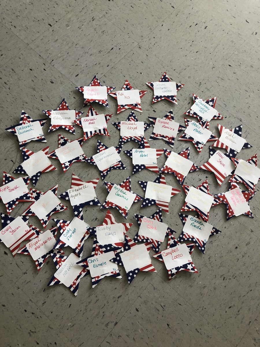 The Class of 2020 stars have been officially taken off the APUSH Wall of Fame,  I know these amazing students have bright futures ahead of them and can’t wait to see them shine! 🌟❤️🤍💛🖤🌟