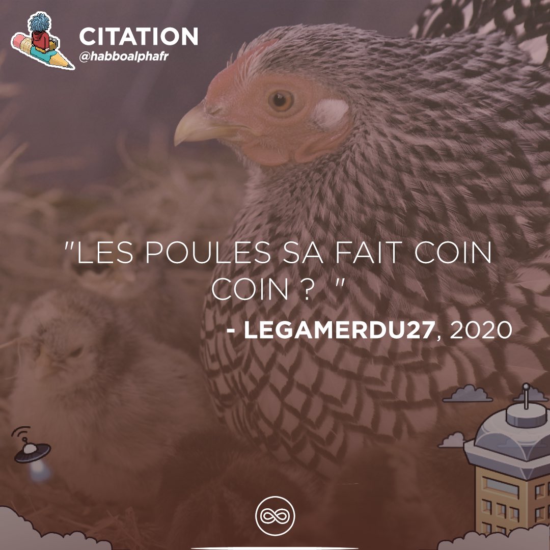 📣 Une nouvelle citation. Enfin, plutôt une question. Quelqu’un peut y répondre ? 

🌐 habbo-alpha.eu 
__
#alpha2020 #habbo #citation