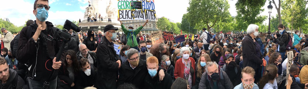 8 minutes 46 à genou, cela donne le temps de se rendre compte de la cruauté du policier meurtrier de George Floyd.
#République #BlackLivesMattters