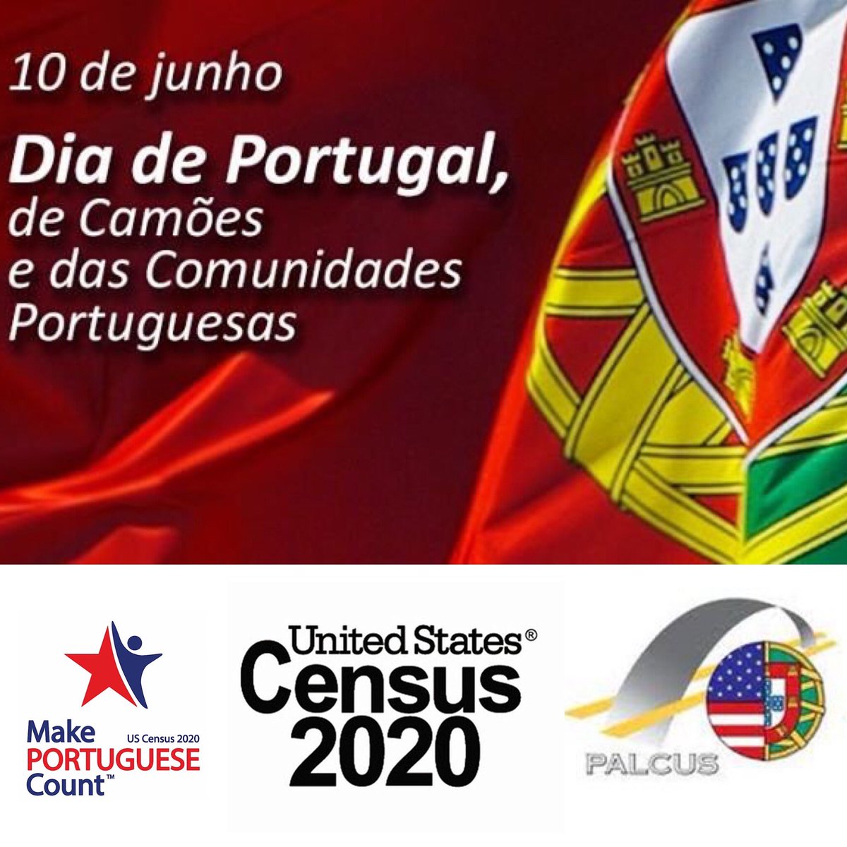 MakePortuguese's tweet photo. PALCUS has Secured Recognition of Dia de Portugal, de Camões e Comunidades Portuguesas Holiday in a U.S. Census Publication! https://t.co/y5f4qPe0yQ https://t.co/fFlNpbxxkP